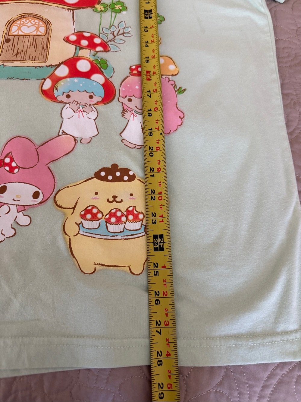 Sanrio Hello Kitty and Friends Mint Green Graphic Tee (XXL) - Picture 11 of 11